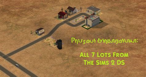 Project Strangetown All 7 Lots From The Sims 2 Ds For Ts2 Sims