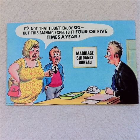 vintage bamforth saucy seaside postcard no 122 funny postcards cartoon jokes funny toons
