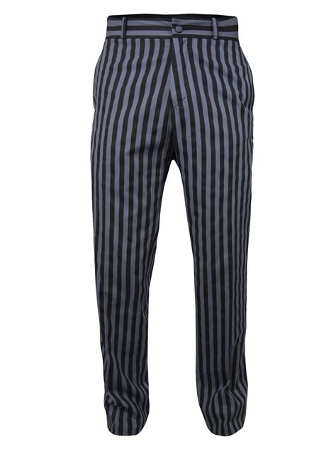 Striped Trousers Striped Trousers Grey Stripes