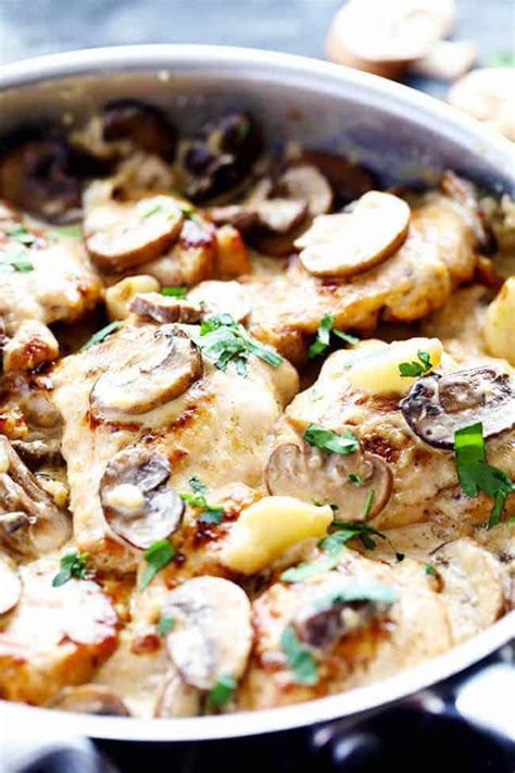 Creamy Garlic Mushroom Chicken The Recipe Critic Mindtohealth