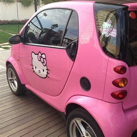 Pink Hello Kitty Car