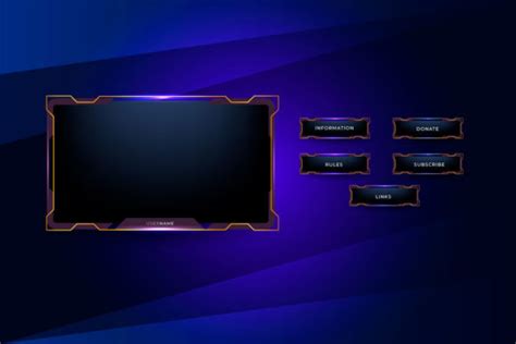 Twitch Overlay Panel Graphic By Tanu · Creative Fabrica