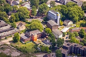Luftaufnahme Herne - Gebäudekomplex Presse- und Medienhauses NWB Verlag ...