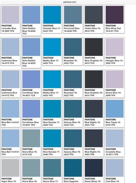 Pantone Swatches By The Yard Pantone Color Chart Color Chart Pms Color