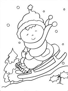 Maybe you would like to learn more about one of these? Winter season coloring pages for kids | Crafts and ...