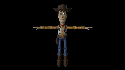 Woody From Toy Story 001 3d Model By Ipoypunk