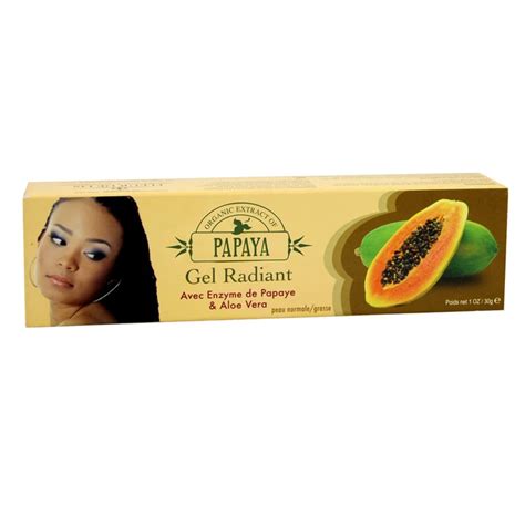 Organic Extract Of Papaya Brightening Gel 30g International Beauty