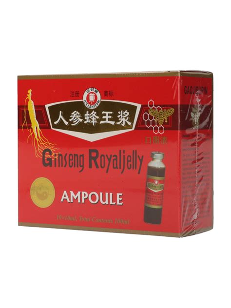 Dr Chen Patika Ginseng Royal Jelly Ampulla 10 Ml X 10 Db