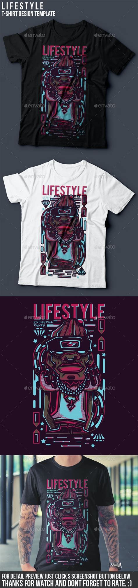Lifestyle T Shirt Design By Badsyxn Graphicriver