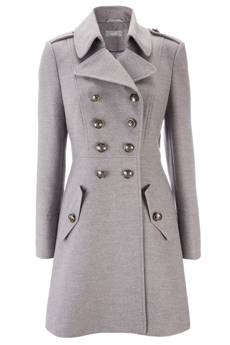 Grey Military Coat Wallis Coat Women Fashion Coat Fashion Fashion