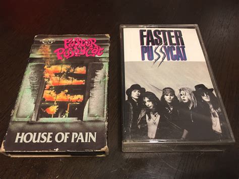 Faster Pussycat House Of Pain Cassette Single And Self Titled Cassette Ebay