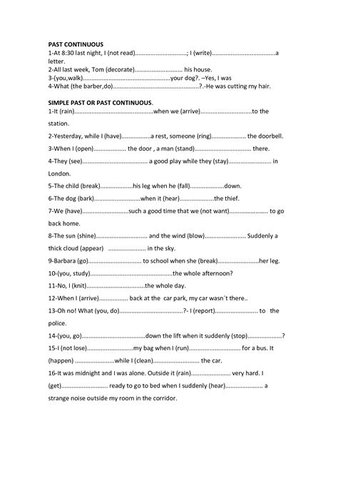 Future Continuous Tense Worksheets David Simchi Levi