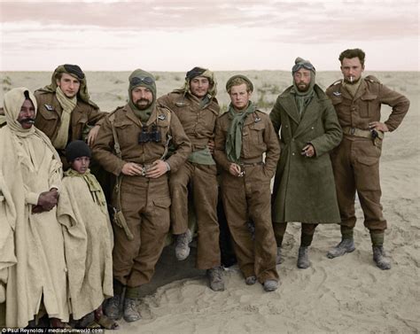 Spectacular Colourised Photos Show Sas And Sbs On Campaign Daily Mail