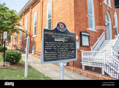 Dexter Avenue King Memorial Baptist Church Montgomery Alabama Usa