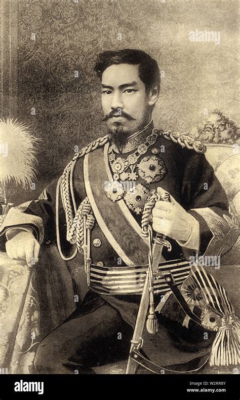 1880s Japan Emperor Meiji — One Of The More Famous Portraits Of