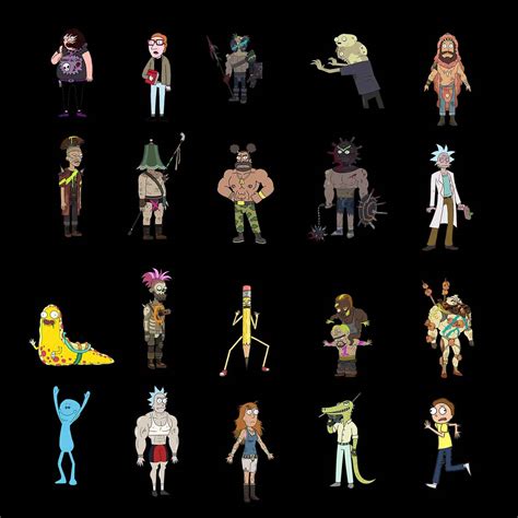 Rick And Morty Background Characters Rick And Morty Characters On