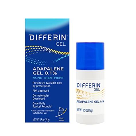 Differin Acne Treatment Gel 30 Day Supply Retinoid Treatment For Face