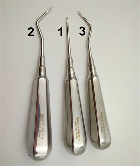 Pcs Dental Elevators Surgical Instrument Extraction Root Tip Apical Elevator A Wr Dental
