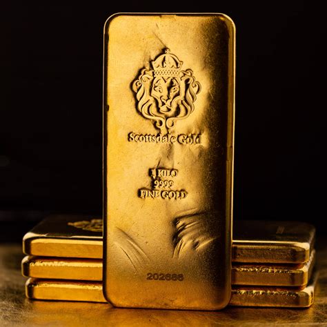 Buy 1 Kilo Gold Bars Online 999 Fine Gold Scottsdale Mint