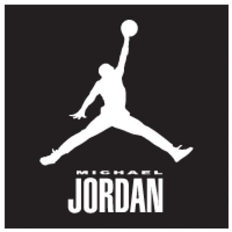 The Jordan Logo Is Shown On A Black Background With White Letters And