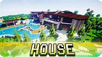 Minecraft - Beautiful Modern House - Map w/ Download - YouTube
