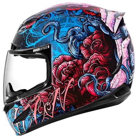 Icon Airmada Sugar Helmet Cycle Gear Full Face Motorcycle Helmets
