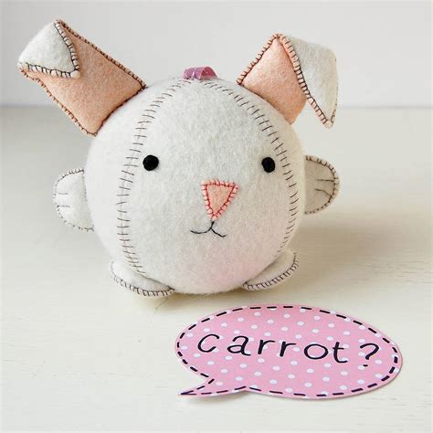 Sew Your Own Rabbit Beginners Craft Kit By Clara And Macy