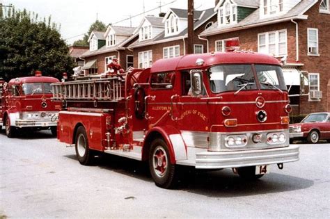 Allentown Pa Fd Engine 14 ~ 1960s Mack C Series Pumper Chicago Fire