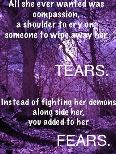 Compassion A Shoulder To Cry On Someone To Wipe Away Her Tears