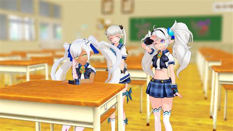 Mmd Elsword Eve Lu Echo Spring Star Academy By Cresitonia On Deviantart