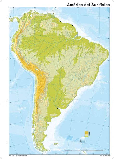 √ Mapa De Ámerica Del Sur · Mapa Político Y Físico【 2019