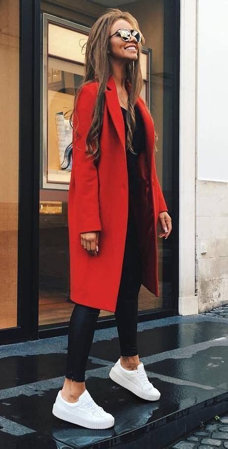 Red Coat Outfit Ideas On Stylevore
