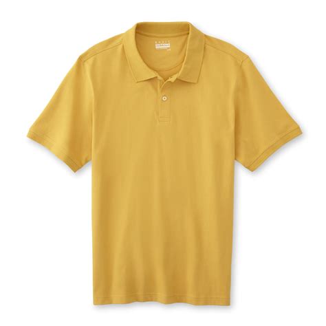 Basic Editions Mens Pique Polo Shirt