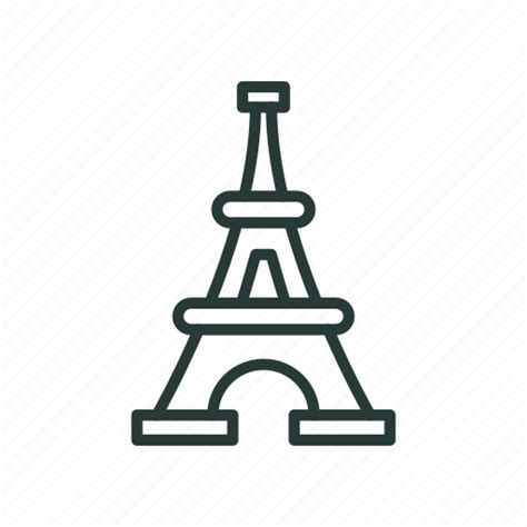 Eiffel Landmark Monument Paris Tower Icon