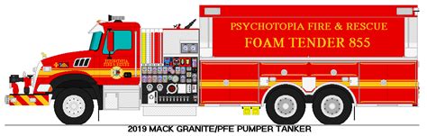 Psychotopia Fire Dept Foam Tender 855 By Misterpsychopath3001 On