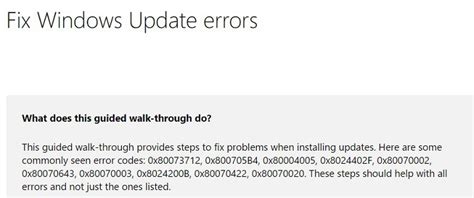 Fix Windows Update Errors With Microsoft S Dedicated Tool
