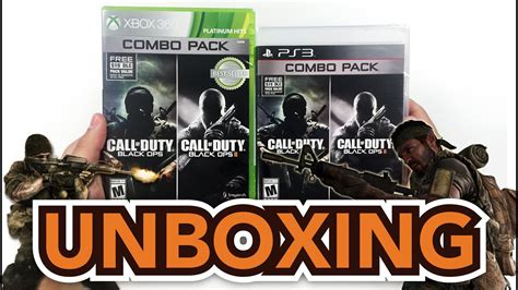 Call Of Duty Black Ops 1 And 2 Combo Pack Xbox 360 Ps3 Unboxing