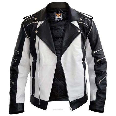 Michael Jackson White Leather Jacket White Leather Jacket Leather
