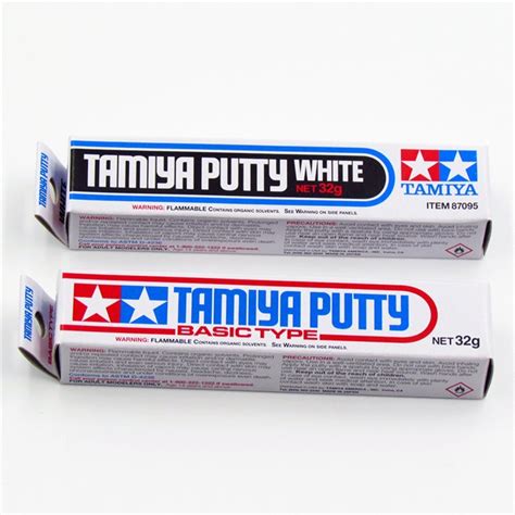 Tamiya Putty Basic Grayputty White 8705387095 Net 32g Hobby Tools