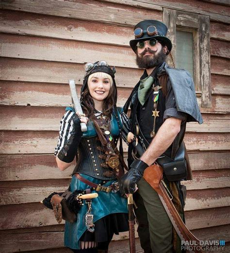Steampunk Couple Steampunk Photography Steampunk Halloween Costumes