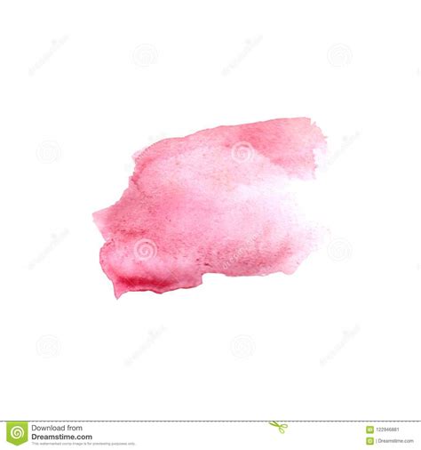 Abstract Pink Watercolor Spot Stock Illustration Illustration Of