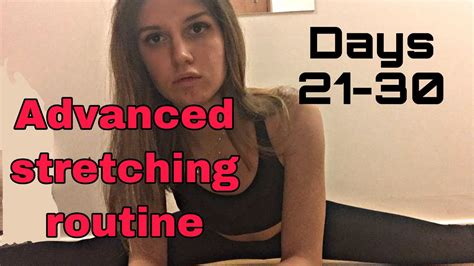 Advanced Stretching Routine Follow Along Voice Over Youtube