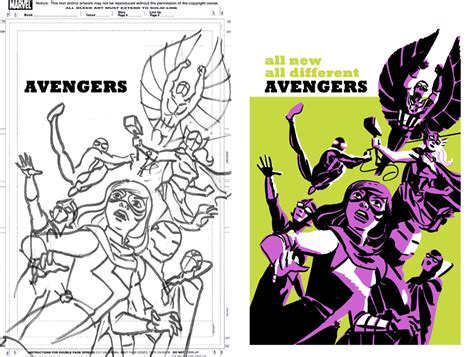Michael Cho S Sketchbook Marvel Variant Covers Batch 2