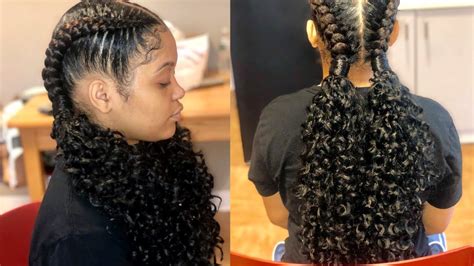 2 Braids With Curly Ends