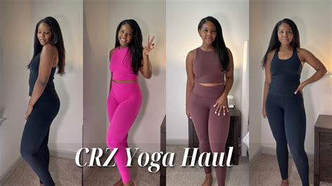 Crz Yoga Try On Haul Lululemon Dupes Initial Thoughts Review Youtube