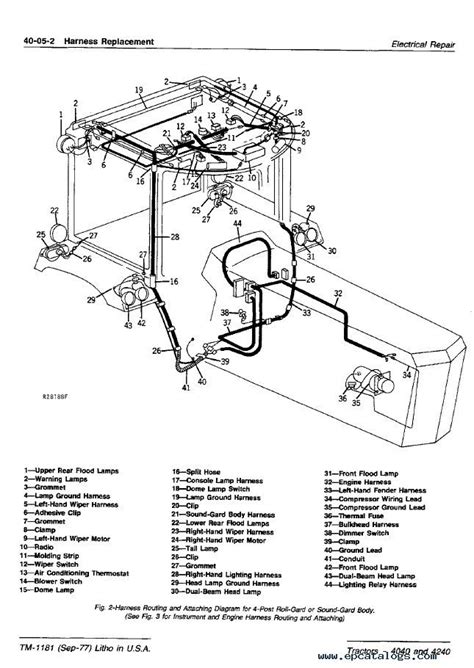 John deere pdf parts catalog, service manuals, fault codes and wiring diagrams. KA_3507 2040 John Deere Light Diagram Download Diagram