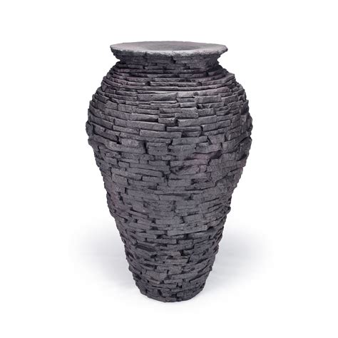 Aquascape Large Stacked Slate Urn 98940 Azponds And Supplies