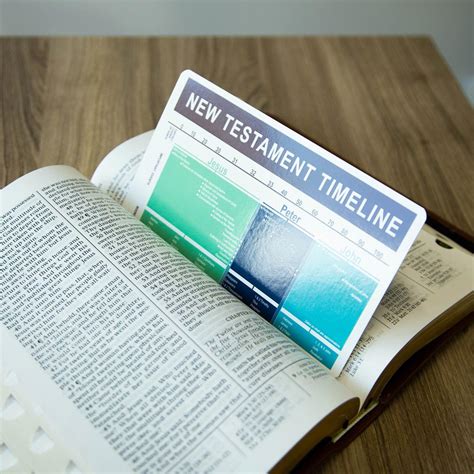 New Testament Timeline Bookmark In Lds Bookmarks On
