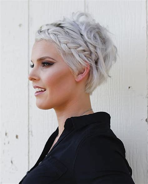 Grey Pixie Hair Cut And Gray Hair Colors For Short Hair Hairstyles