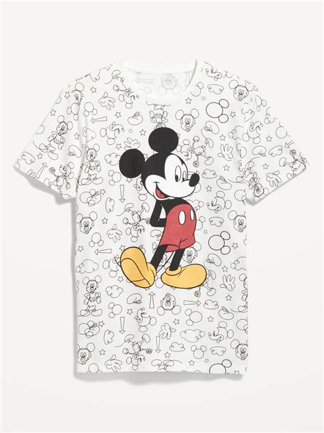 Teilweise Schwer Abschleppen Disney Mickey Mouse T Shirt Kreuzung